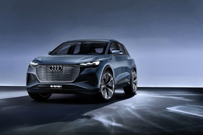 Audi, Audi Q4 e-tron, Concept cars, Electric car, Geneva Motor Show, 2019, HD, 2K, 4K, 5K