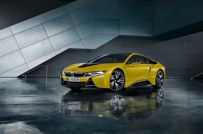 BMW, BMW i8, Frozen Yellow, 2017, HD, 2K