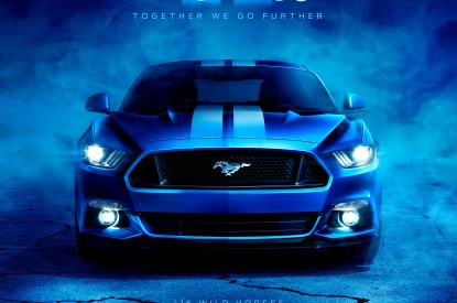 Ford, Ford Mustang, Blue, HD, 2K, 4K