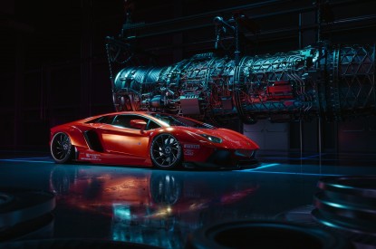 Lamborghini, Lamborghini Aventador, CGI, HD, 2K