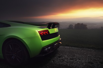 Lamborghini, Lamborghini Gallardo Superleggera, Sunset, HD, 2K, 4K