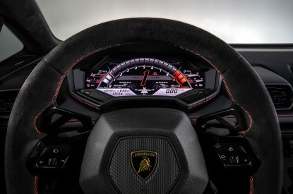 Lamborghini, Lamborghini Huracan EVO, Interior, Cockpit, 2019, HD, 2K, 4K, 5K