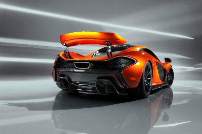 McLaren, McLaren P1, Rear view, HD, 2K