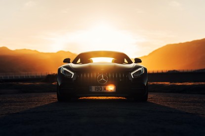 Mercedes-AMG, Mercedes-AMG GT C, Sports cars, Sunset, 2018, HD, 2K, 4K