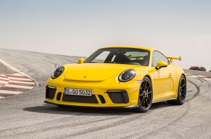 Porsche, Porsche 911 GT3, Racing Yellow, 2018, HD, 2K, 4K