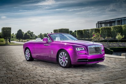 Rolls, Rolls Royce Dawn In Fuxia, 2017, HD, 2K, 4K