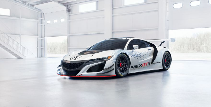 Acura, Acura NSX GT3, 2017 Cars, Race car, HD, 2K, 4K