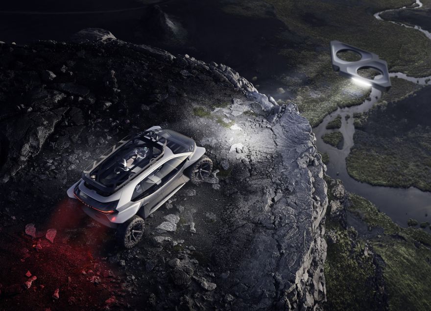Audi, Audi AI:TRAIL quattro, Electric off-roader, Frankfurt Motor Show, 2019, HD, 2K, 4K, 5K