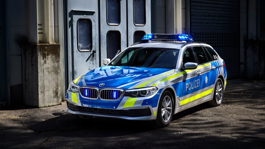 BMW, BMW 530d xDrive Touring Polizei, 2017, HD, 2K, 4K