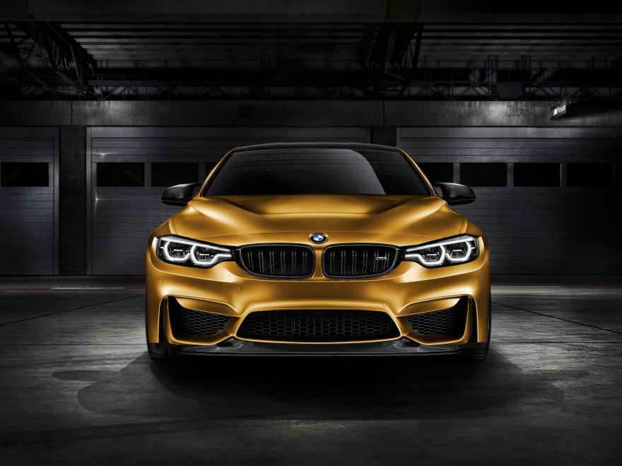 BMW, BMW M4 GTS, Sunburst Gold, 2018, HD, 2K