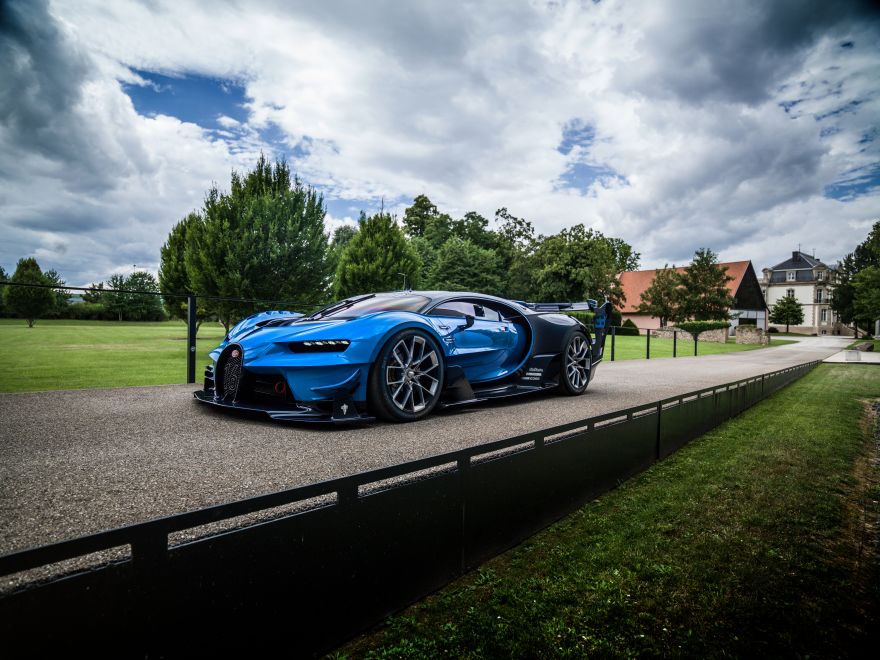 Bugatti, Bugatti Chiron, Vision Gran Turismo, Bugatti, HD, 2K, 4K