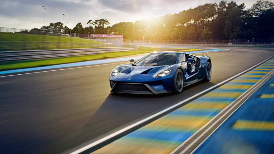 Ford, Ford GT, 2017 Cars, Race track, Ford, HD, 2K, 4K