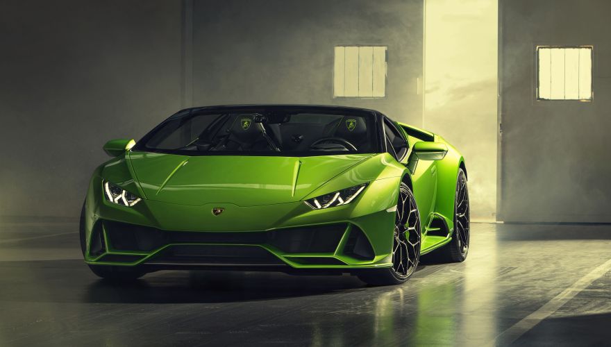 Lamborghini, Lamborghini Huracan EVO Spyder, 2019, HD, 2K, 4K