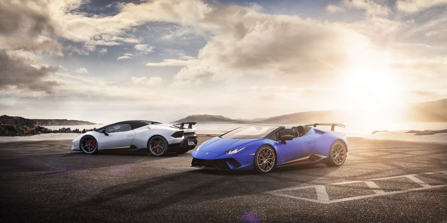 Lamborghini, Lamborghini Huracan Performante Spyder, Geneva Motor Show, 2018, HD, 2K