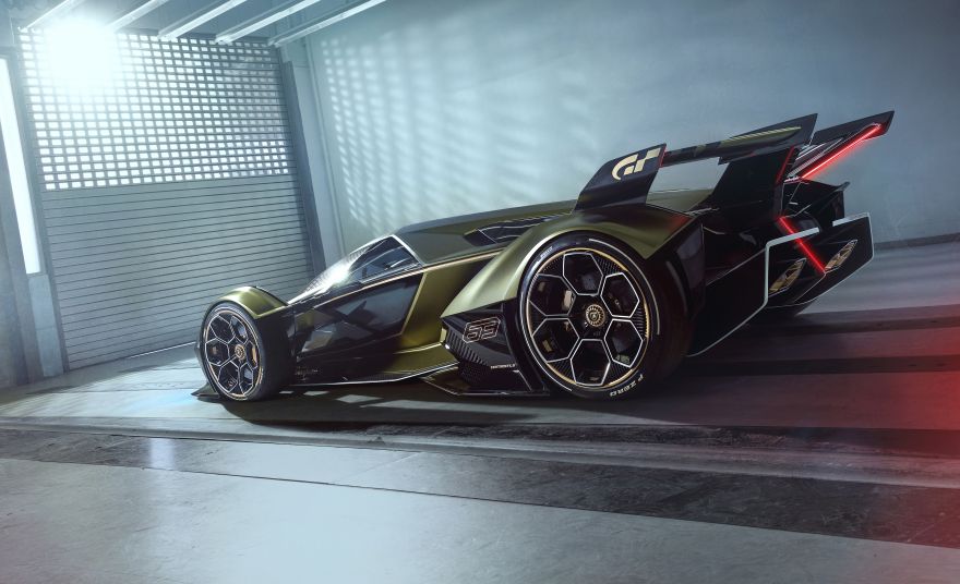 Lamborghini, Lamborghini Lambo V12 Vision Gran Turismo, 2019, HD, 2K, 4K, 5K