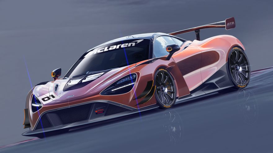 McLaren, McLaren 720S GT3, Concept cars, 2019, HD, 2K
