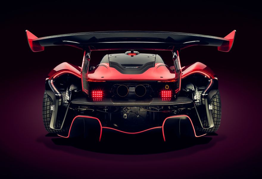 McLaren, McLaren P1 GTR, McLaren, Rear View, HD, 2K