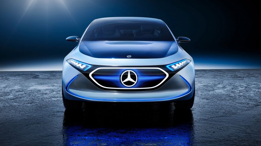 Mercedes-Benz, Mercedes-Benz Concept EQ A, Electric cars, Compact, Frankfurt Motor Show, 2017, HD, 2K, 4K