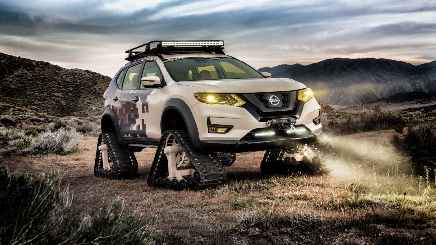 Nissan, Nissan Rogue Trail Warrior Project, Concept cars, 2017, HD, 2K