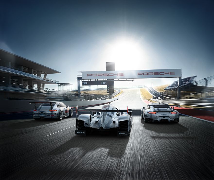 Porsche, Porsche 919 Hybrid Le Mans, Porsche 911 RSR, Porsche 911 GT3 Cup, Racing cars, HD, 2K