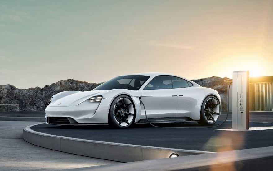 Porsche, Porsche Mission E, Concept cars, Electric cars, HD, 2K, 4K