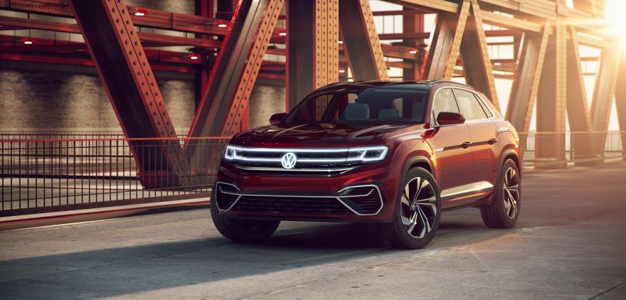 Volkswagen, Volkswagen Atlas Cross Sport Concept, 2018, New York Auto Show, HD, 2K, 4K