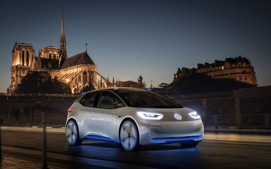 Volkswagen, Volkswagen I.D, Autonomous, Electric cars, Volkswagen, HD, 2K