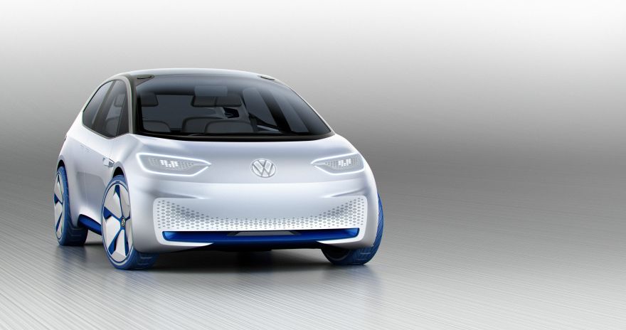 Volkswagen, Volkswagen I.D, Concept Cars, Electric Cars, Paris Motor Show, Volkswagen, HD, 2K, 4K