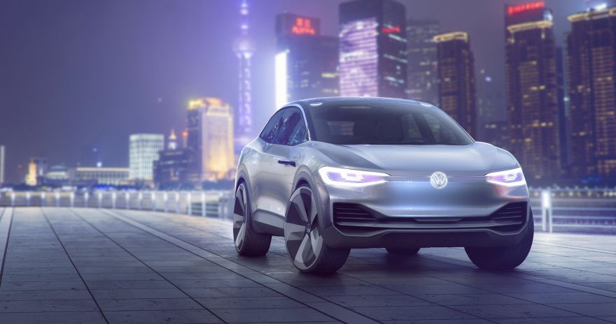 Volkswagen, Volkswagen ID Crozz, Electric SUV, Shanghai Auto Show, 2017, HD, 2K, 4K